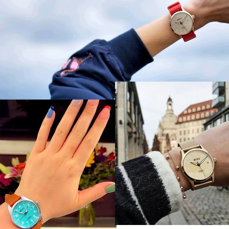 Flieger Pilot Watch Automatic Mechanical Aviator Field Wristwatch