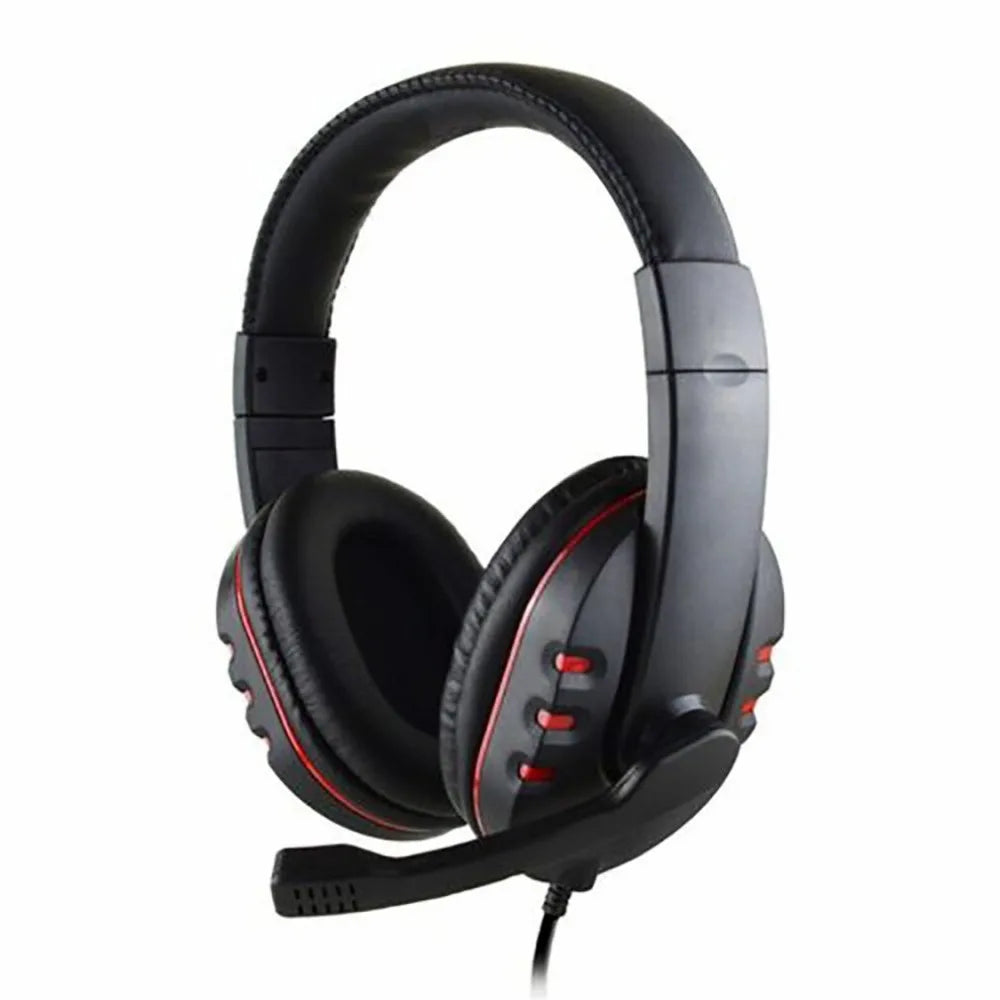 Wired gaming headset 3.5mm, noise-cancel mic, PS4 PC
