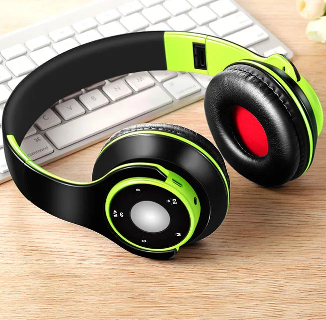 Bluetooth Over-ear Wireless Headphones Stereo Headsets Travel Gaming