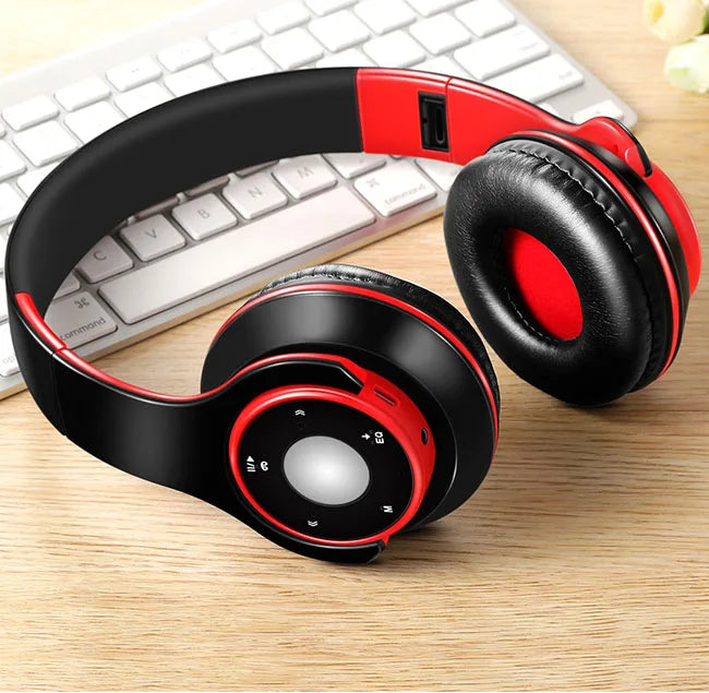 Bluetooth Over-ear Wireless Headphones Stereo Headsets Travel Gaming