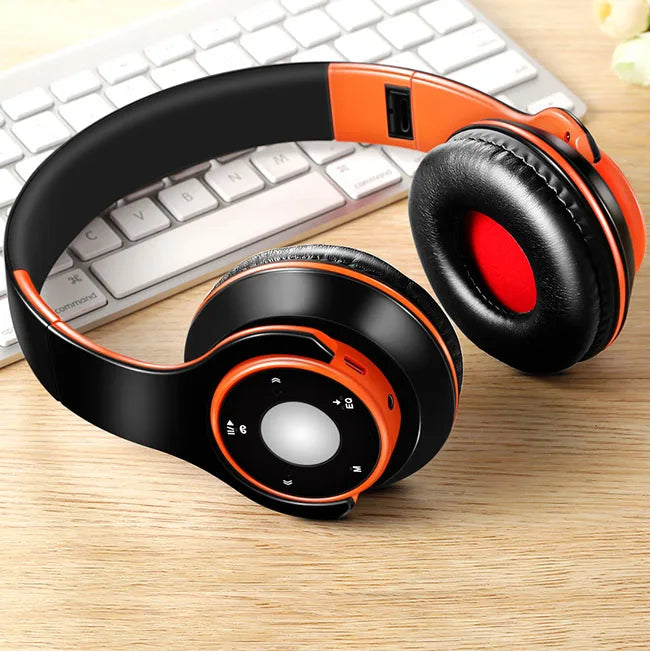 Foldable Wireless Bluetooth Headphones Over-Ear Kids Adults