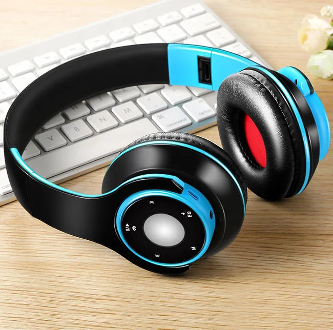 Bluetooth Over-ear Wireless Headphones Stereo Headsets Travel Gaming