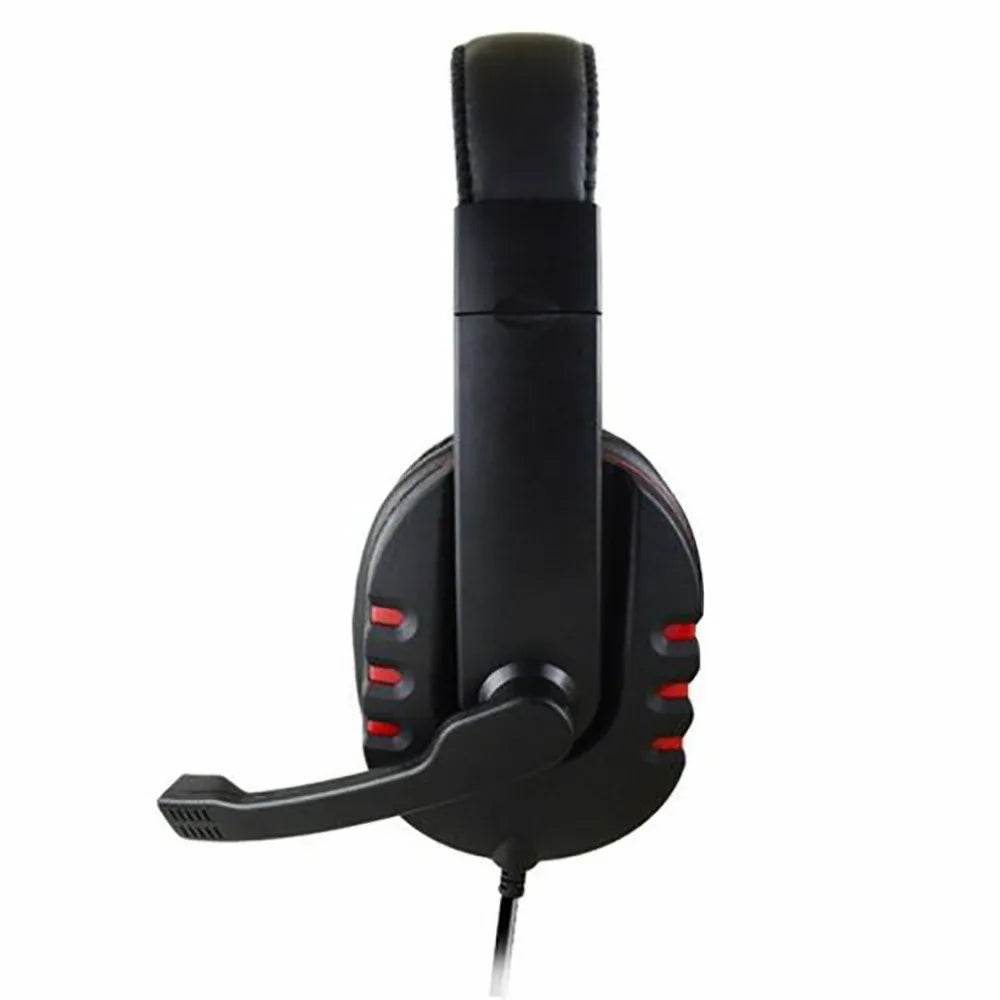 Wired gaming headset 3.5mm, noise-cancel mic, PS4 PC