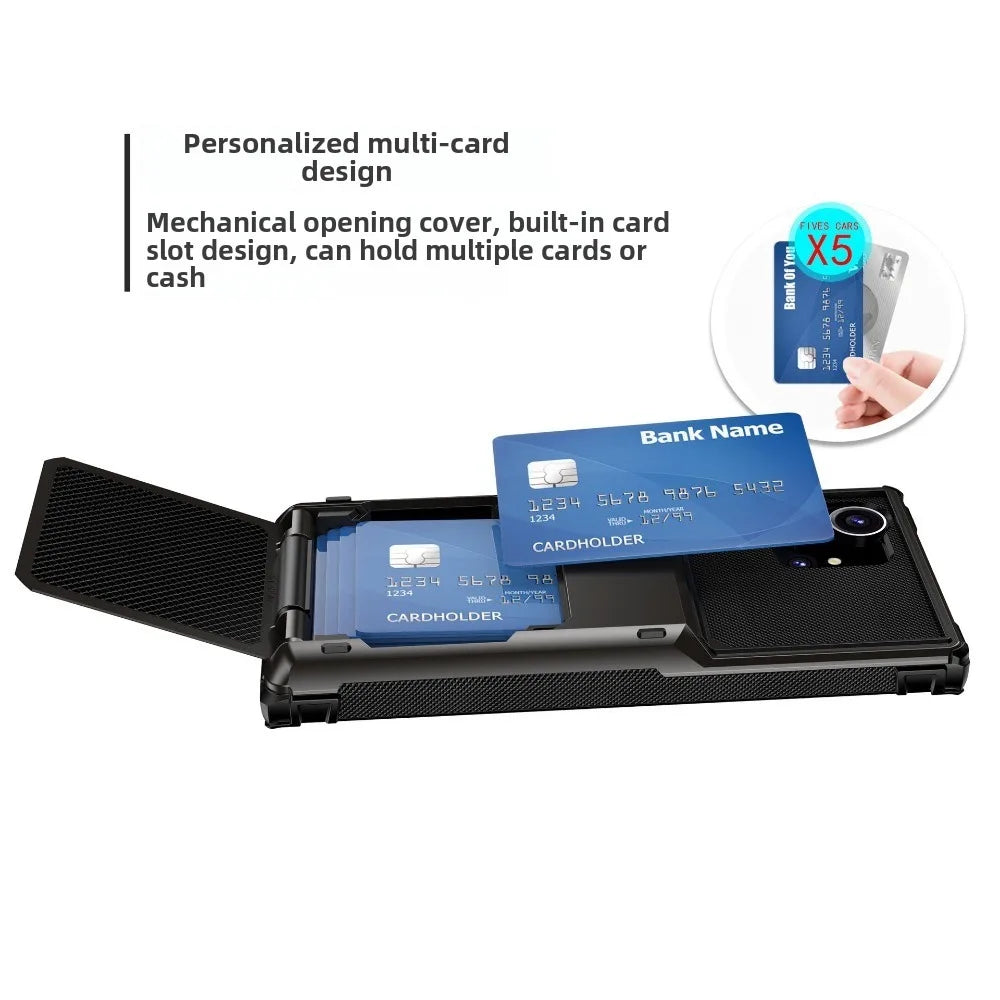 Samsung Galaxy wallet phone case card holder cover