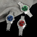 Gearly Diamond Quartz Silver