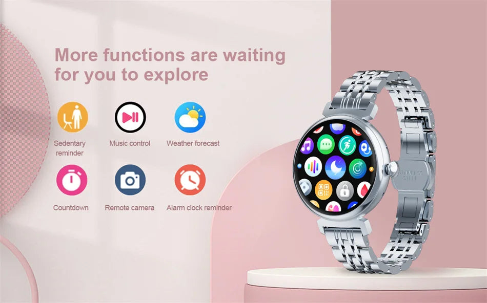 AMOLED Smartwatch Ladies Bluetooth