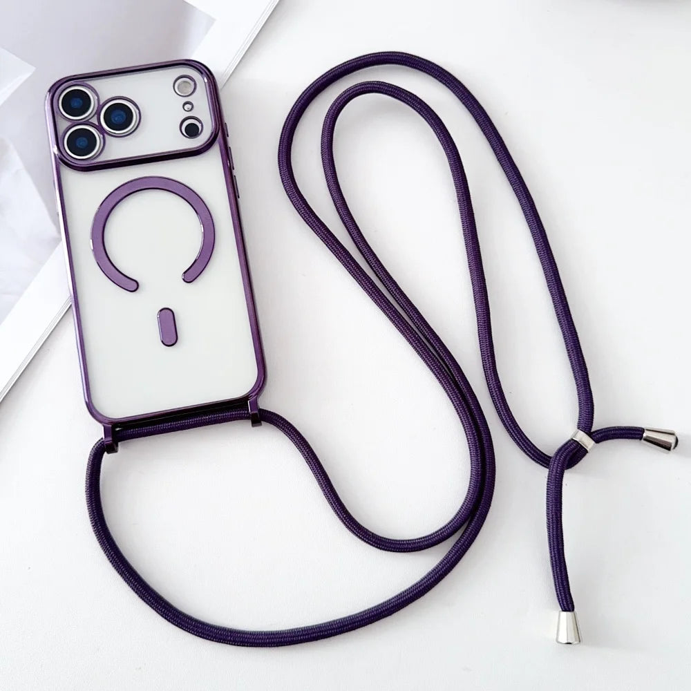 Luxury Magnetic Necklace Phone Case iPhone Magsafe