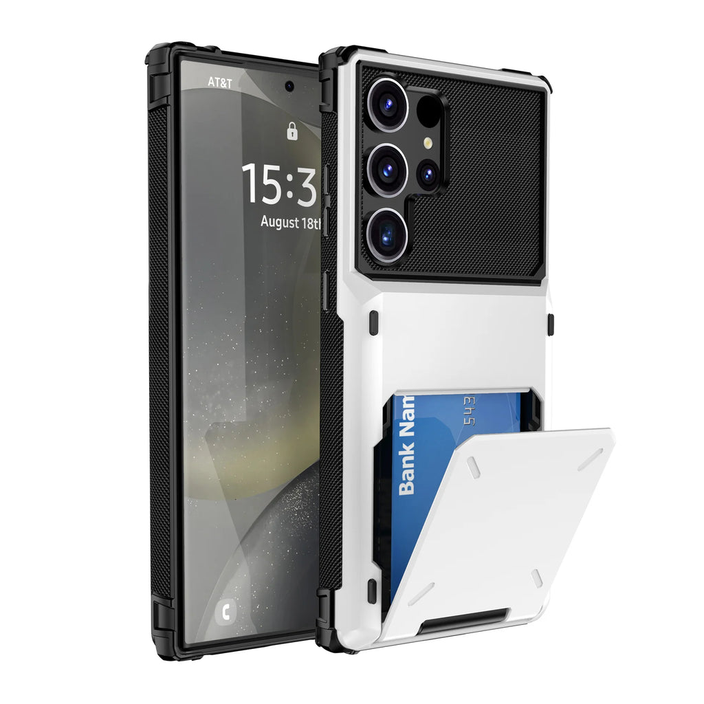 Samsung Galaxy wallet phone case card holder cover