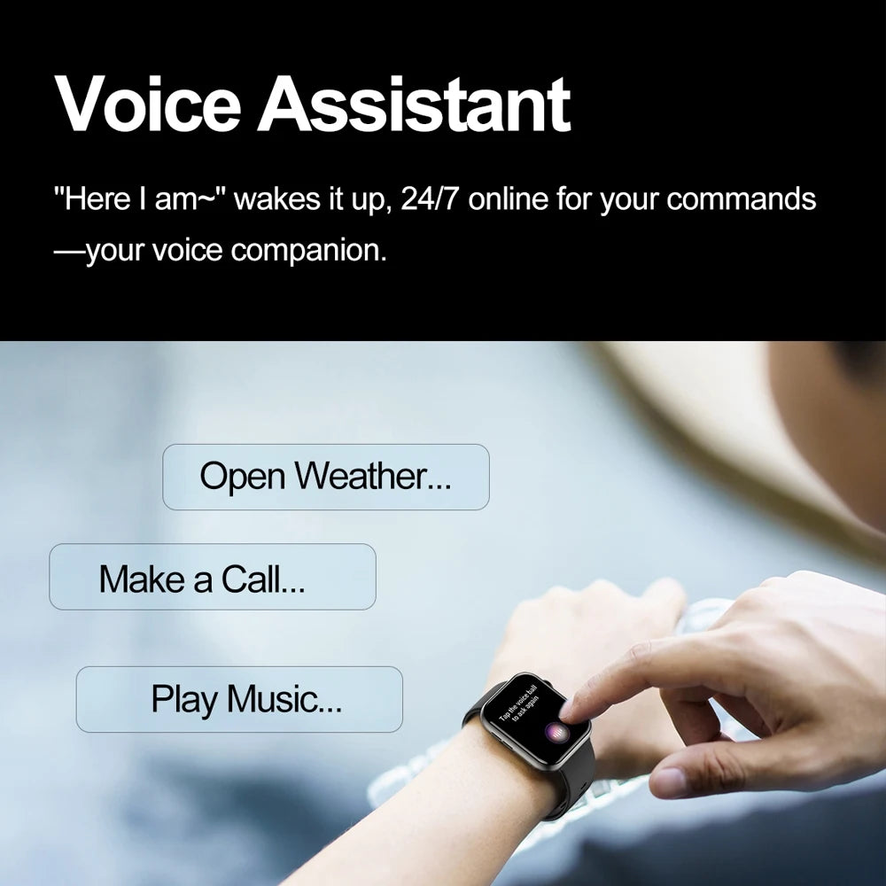Men's smartwatch with Bluetooth calls sports modes health tracking