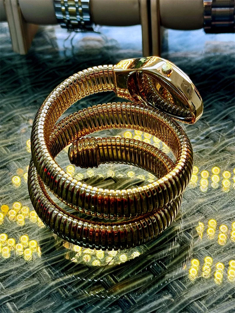 luxury women watch snake bracelet stylish modern elegant unique