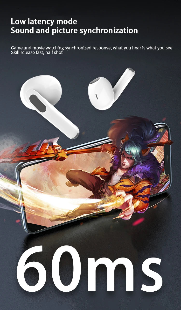 Original Air Pro TWS Bluetooth Earphones HiFi Sound Low Latency Noise Reduction Earbuds