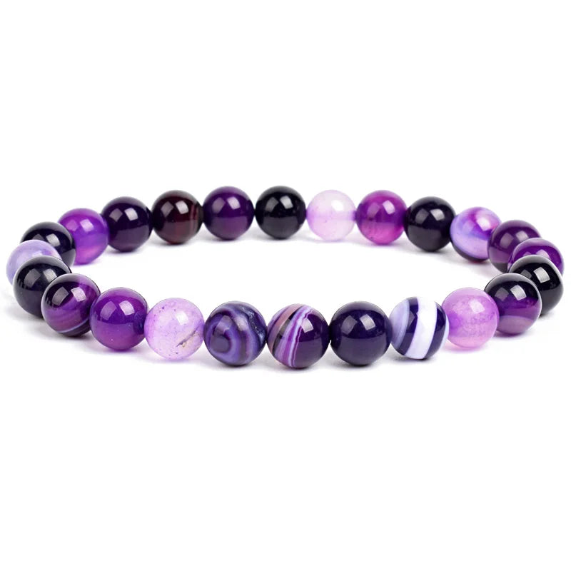 Natural Stone Beads Amethyst Quartz Aquamarine Jade Agate