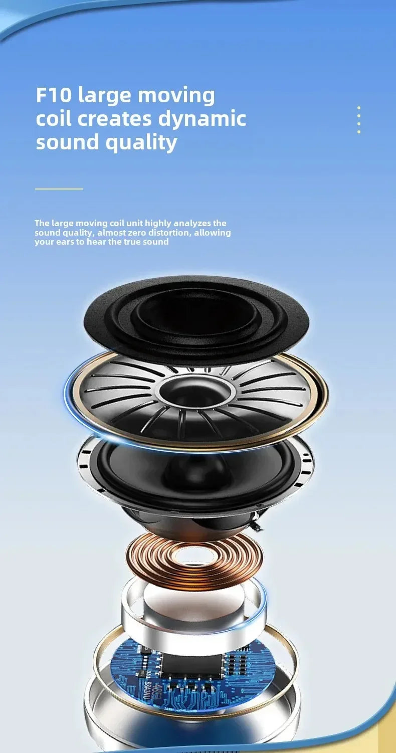 Gaming TWS Bluetooth earbuds, noise reduction, high-fidelity bass