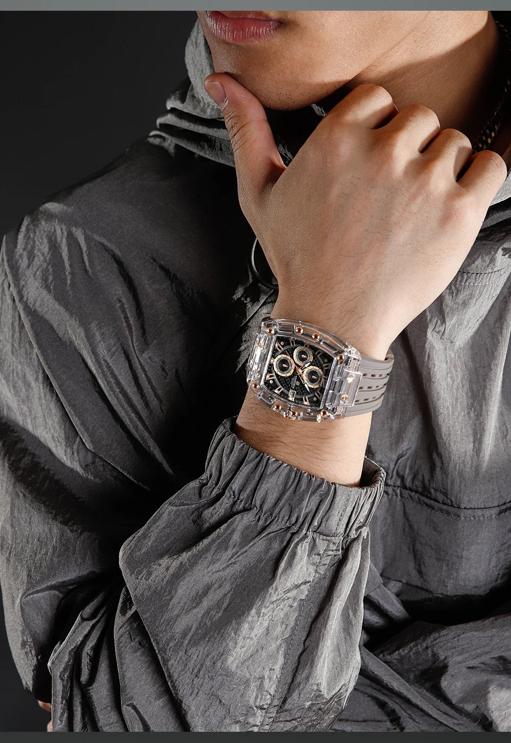 Gearly Quartz Sport Silicone