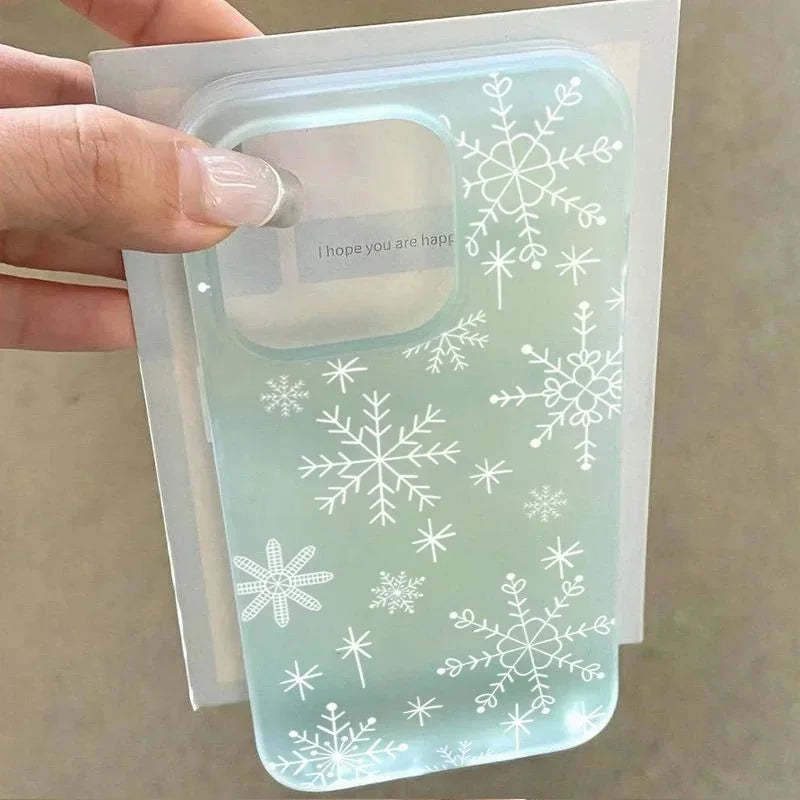 Cute Winter Christmas Snowflake Phone Case iPhone Cover