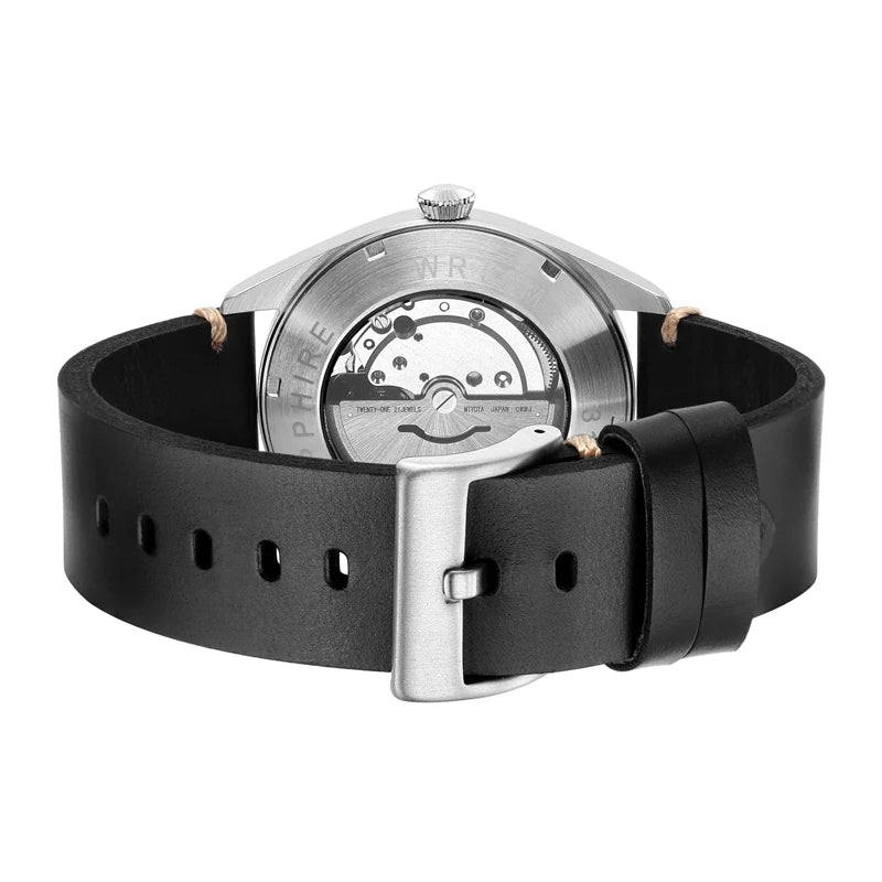 Flieger Pilot Watch Automatic Mechanical Aviator Field Wristwatch