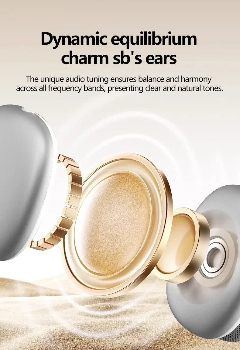 bluetooth 5.3 wireless headphones over ear ios android