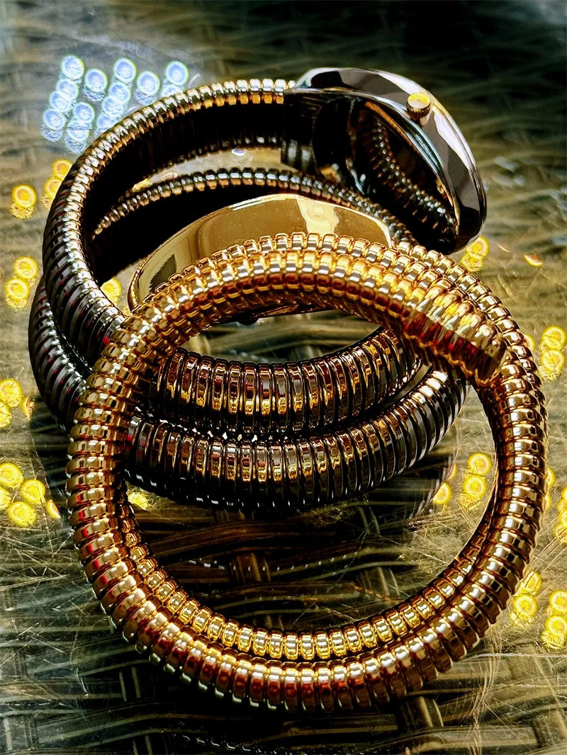 luxury women watch snake bracelet stylish modern elegant unique