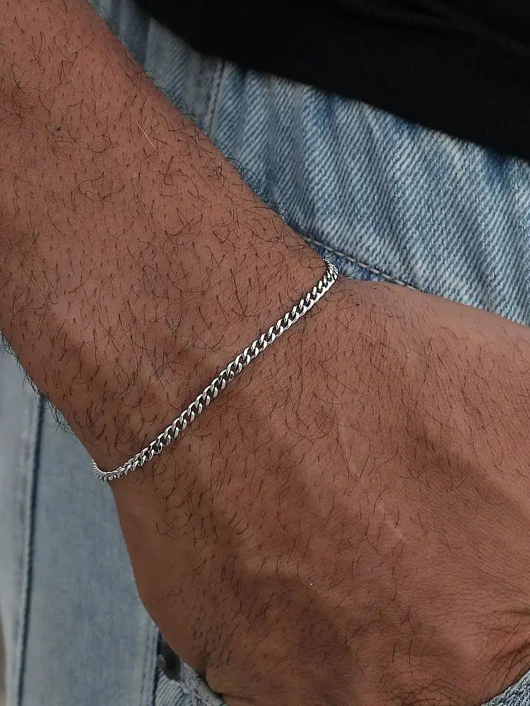 Gold Cuban Chain Bracelet Men Women Hip-Hop Jewelry