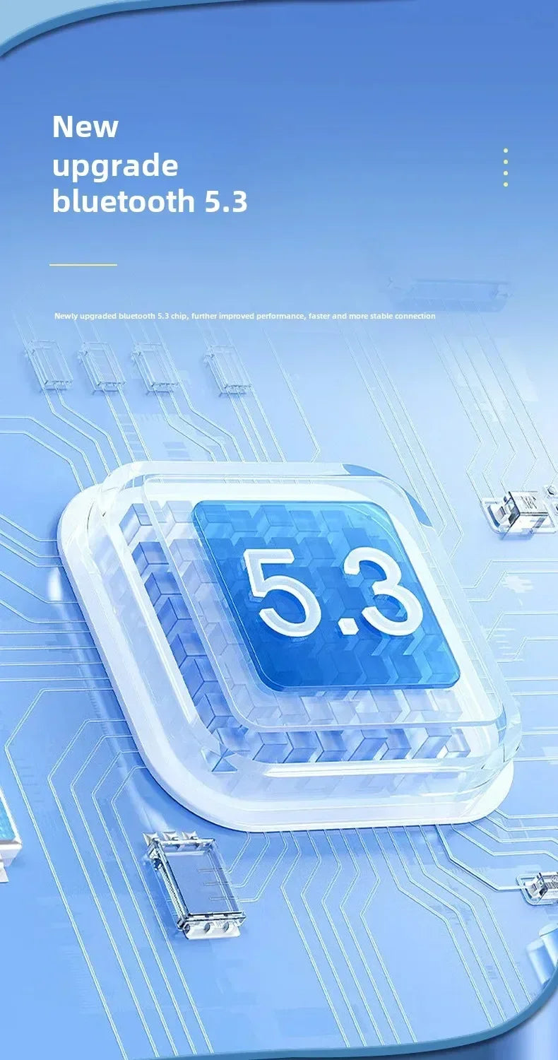 Gaming TWS Bluetooth earbuds, noise reduction, high-fidelity bass