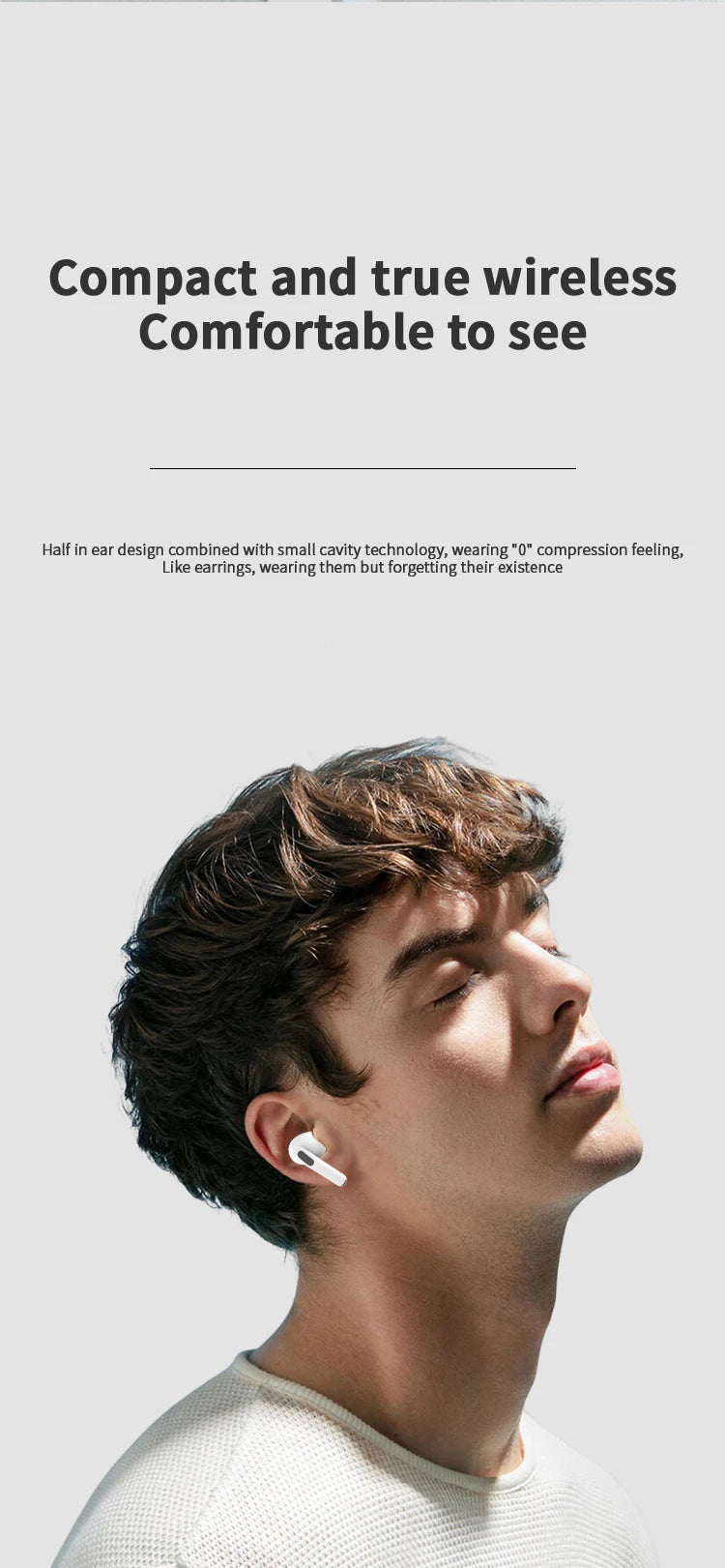 Original Air Pro TWS Bluetooth Earphones HiFi Sound Low Latency Noise Reduction Earbuds