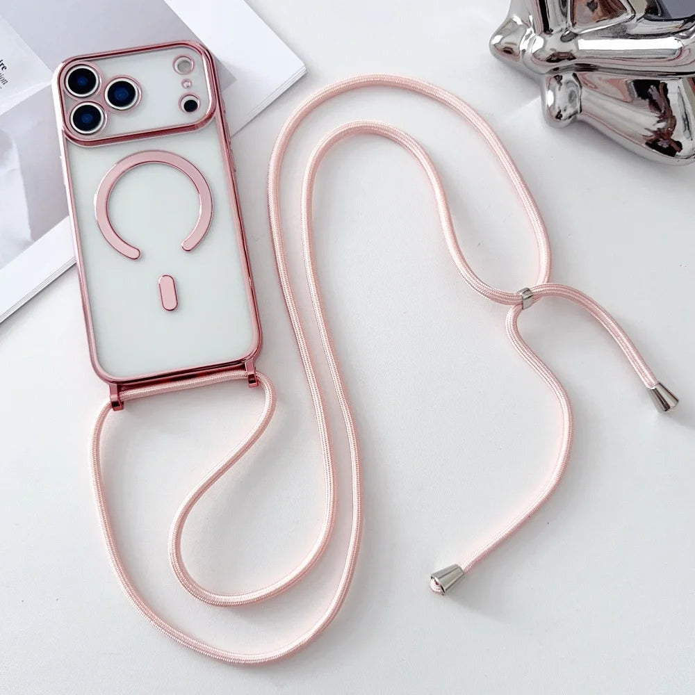 Luxury Magnetic Necklace Phone Case iPhone Magsafe
