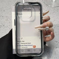 Candy color frame  clear acrylic  shockproof iPhone case