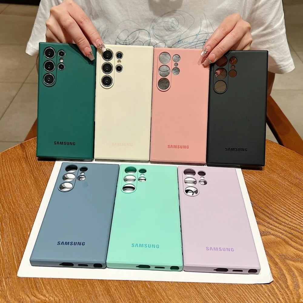 Premium liquid silicone case for Samsung Galaxy