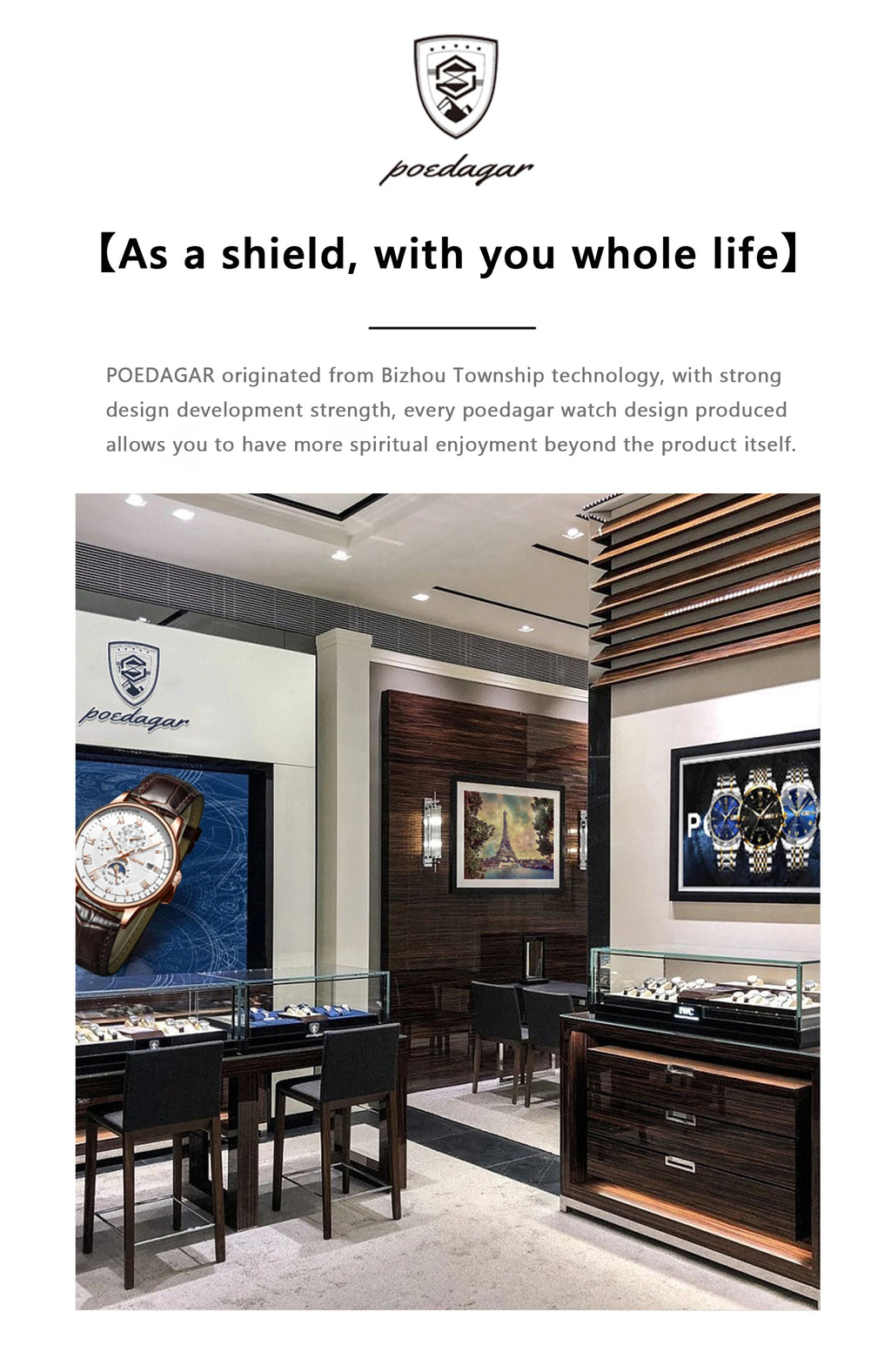 Luxury Men's Waterproof Quartz Stainless Steel Wristwatch Fashion