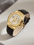 Gearly Skeleton Auto Leather