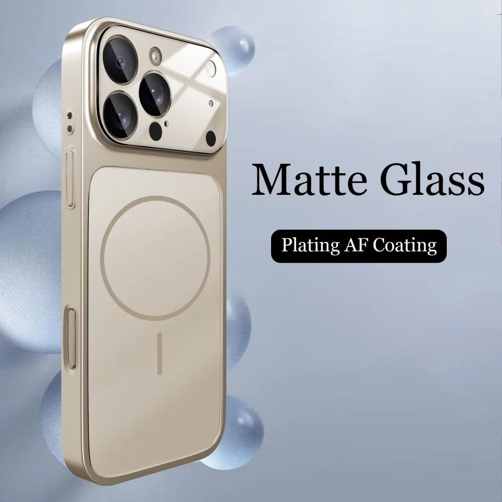 Nano matte glass case with strong MagSafe for iPhone