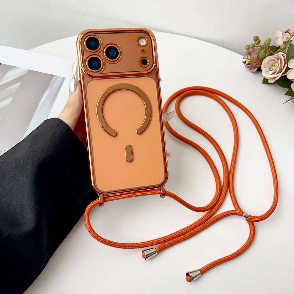 Luxury Magnetic Necklace Phone Case iPhone Magsafe