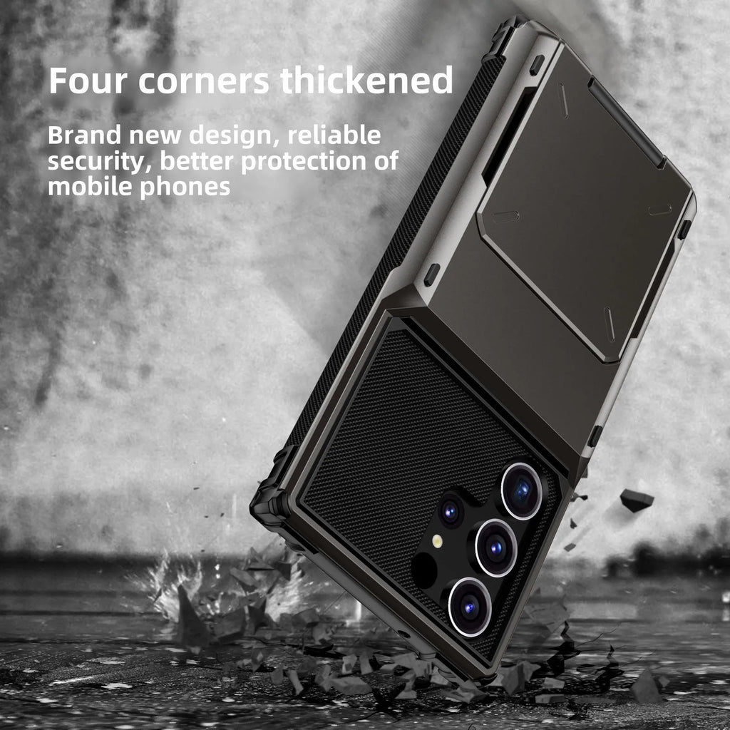 Samsung Galaxy wallet phone case card holder cover