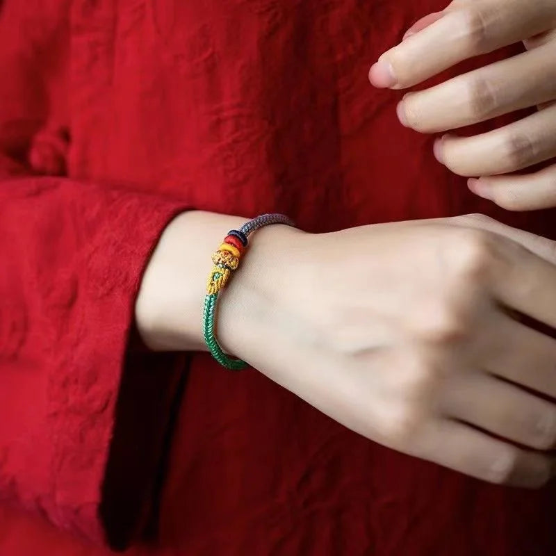 handmade bracelet adjustable unisex lucky charm success gift students