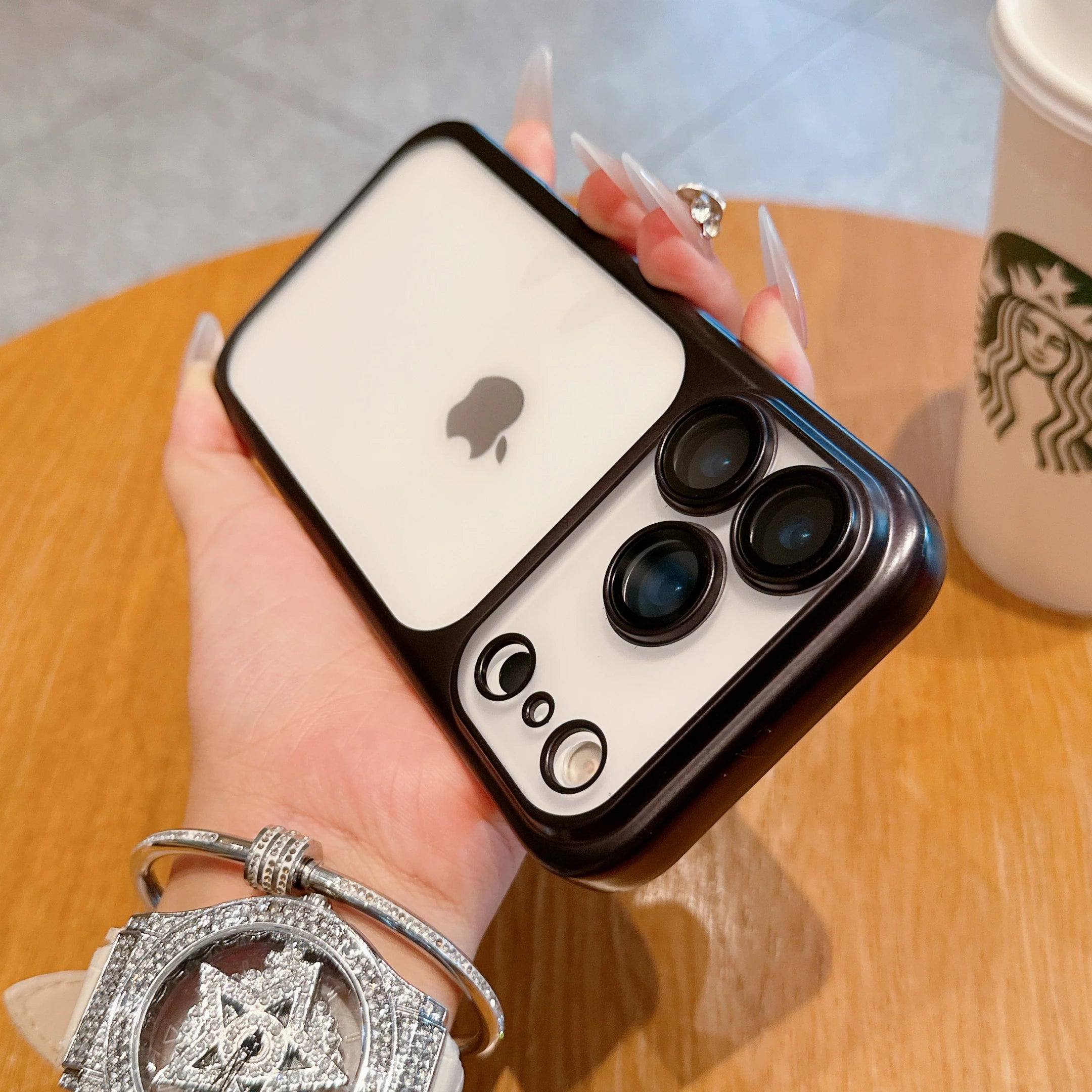 Transparent iPhone Case Clear Cover Anti-Fall Protection