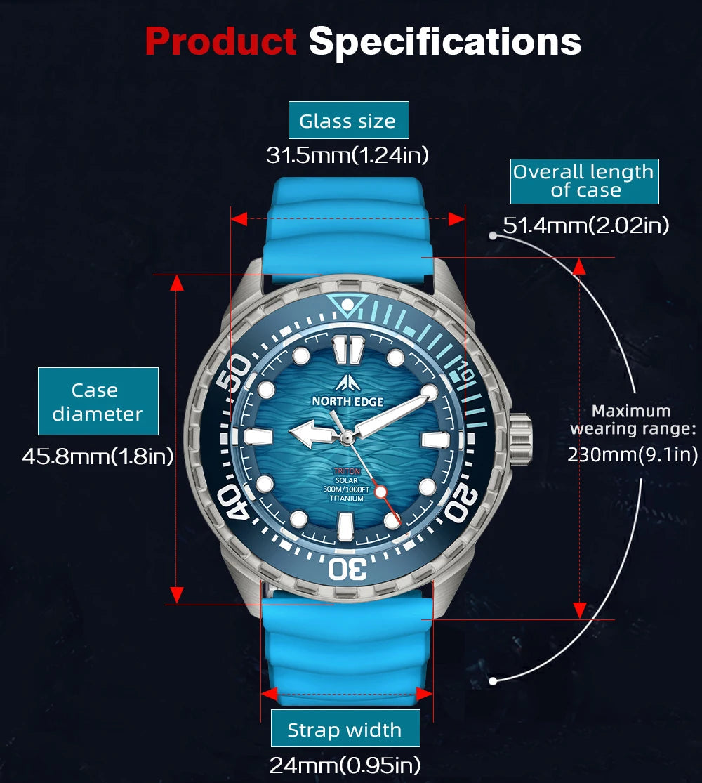 Gearly Titanium Solar Diver