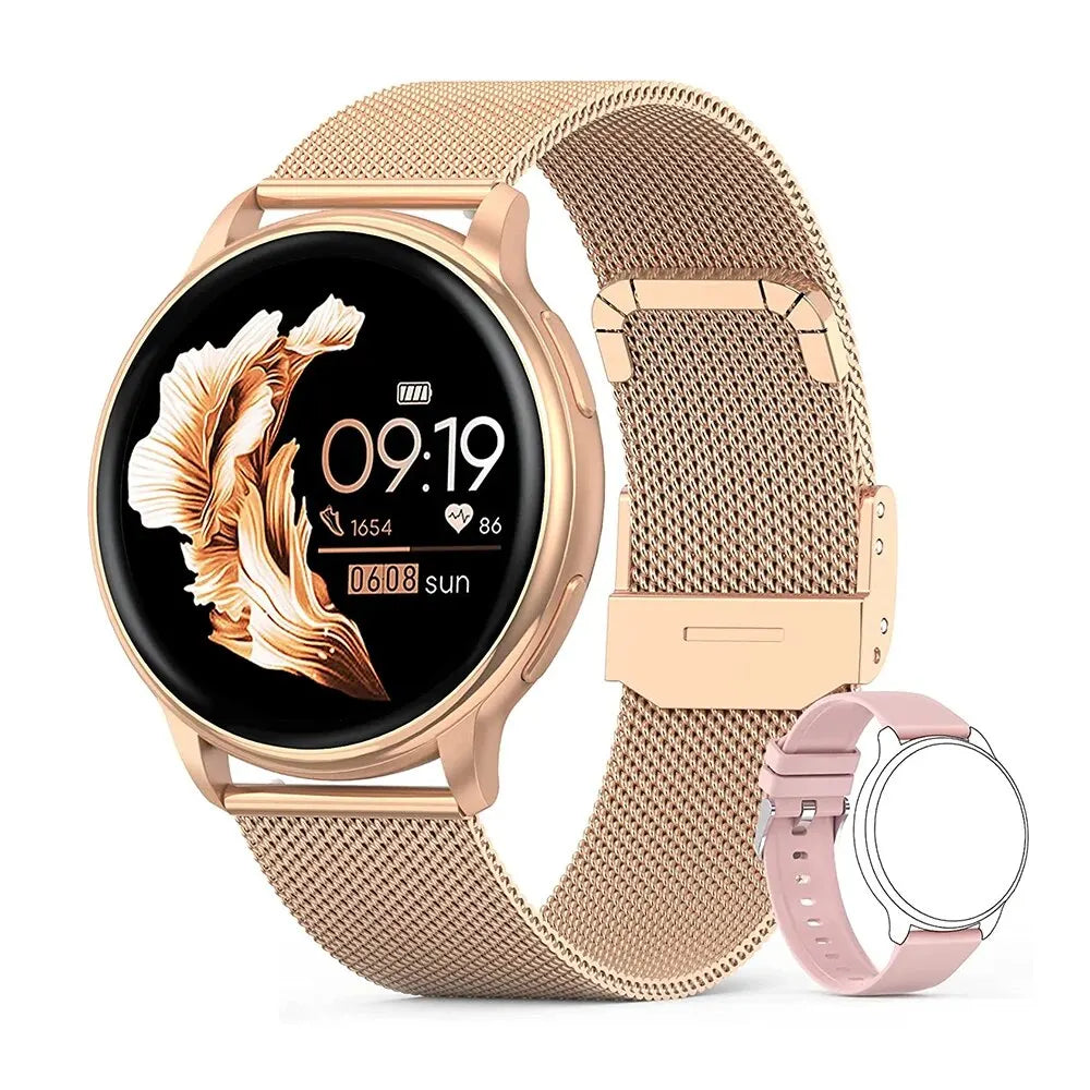 women smartwatch bluetooth fitness health sport android ios