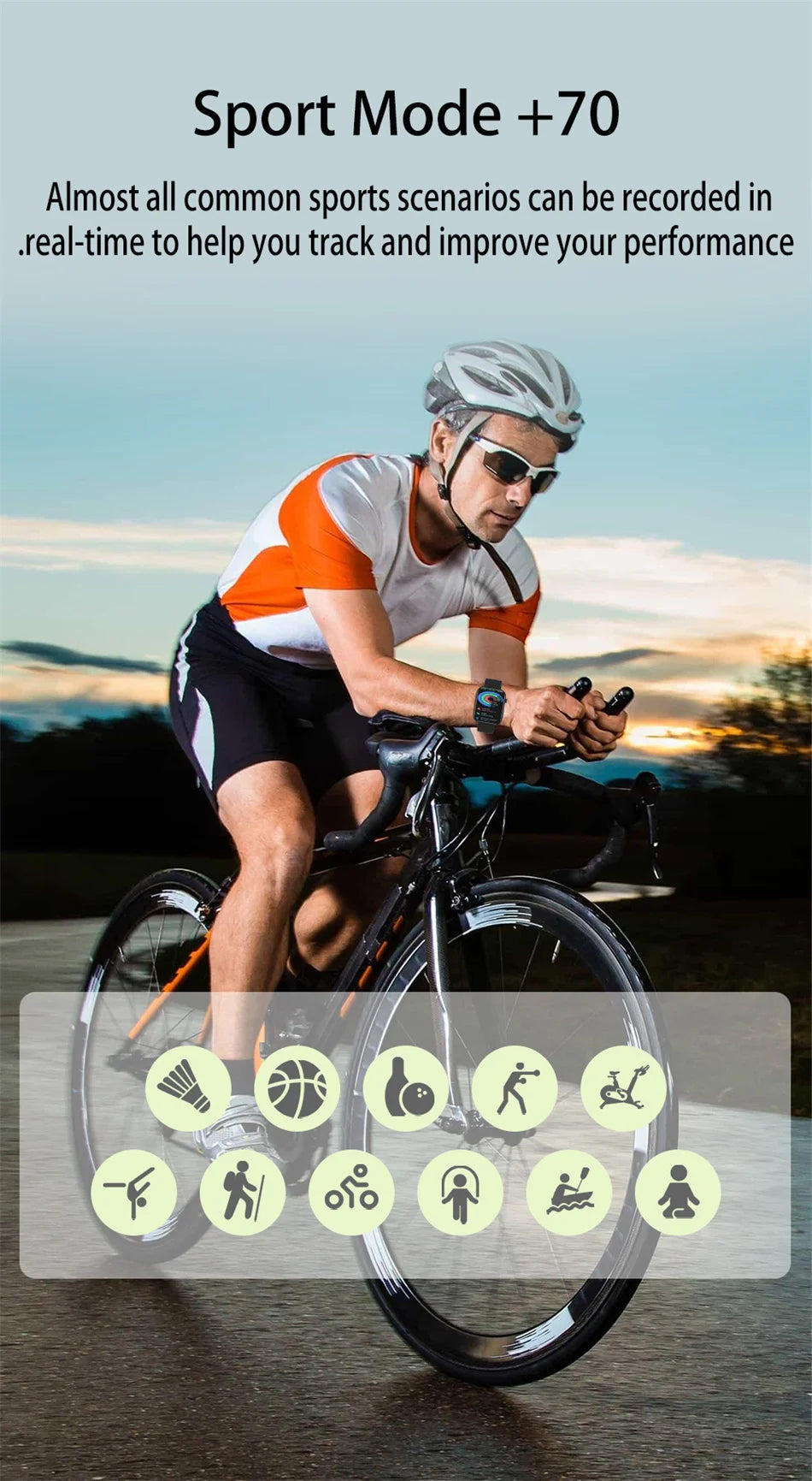 Smartwatch Fitness HeartRate Camera Bluetooth