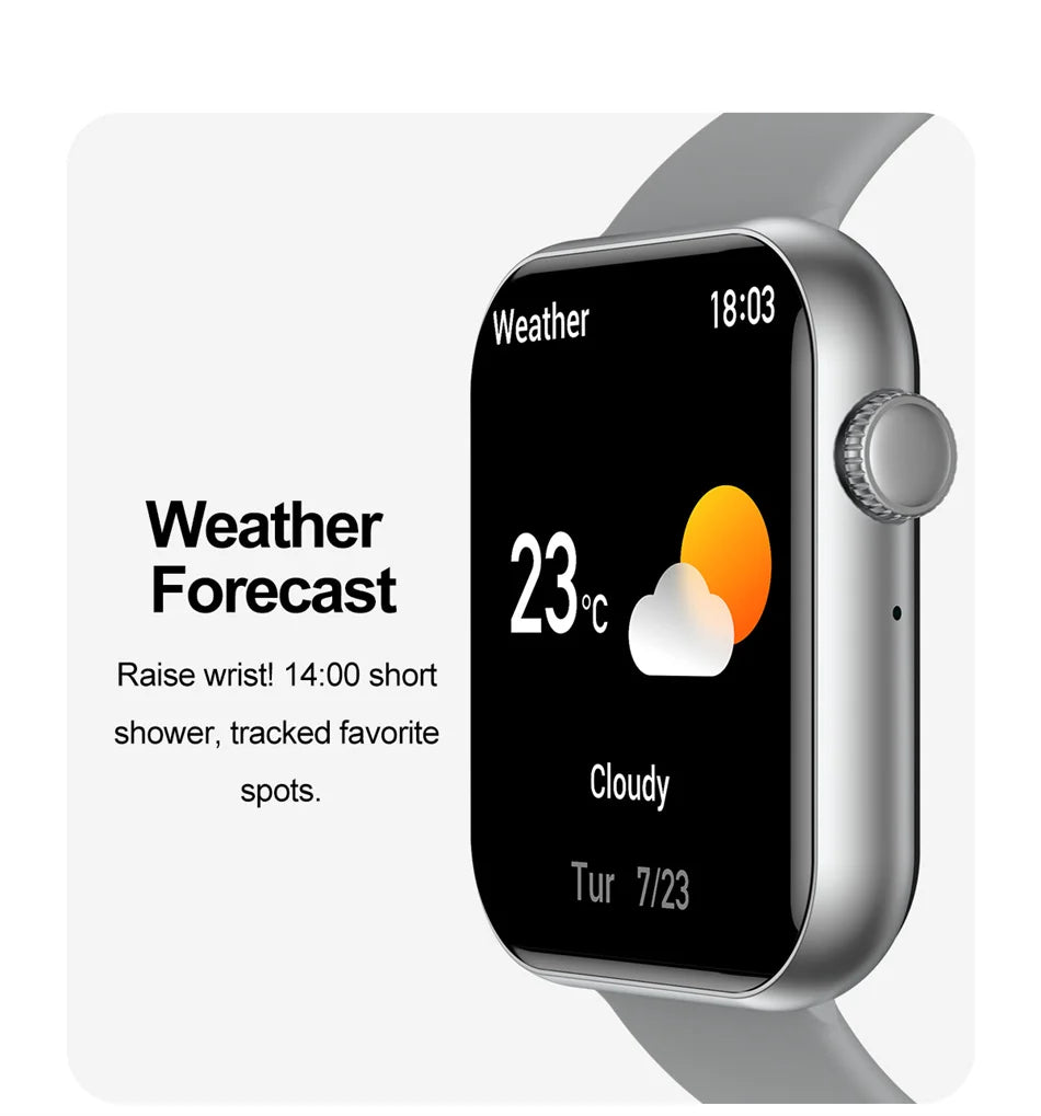 Men's smartwatch with Bluetooth calls sports modes health tracking