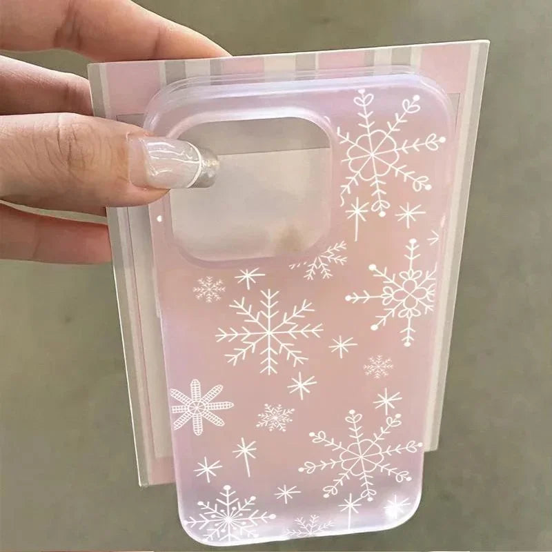 Cute Winter Christmas Snowflake Phone Case iPhone Cover