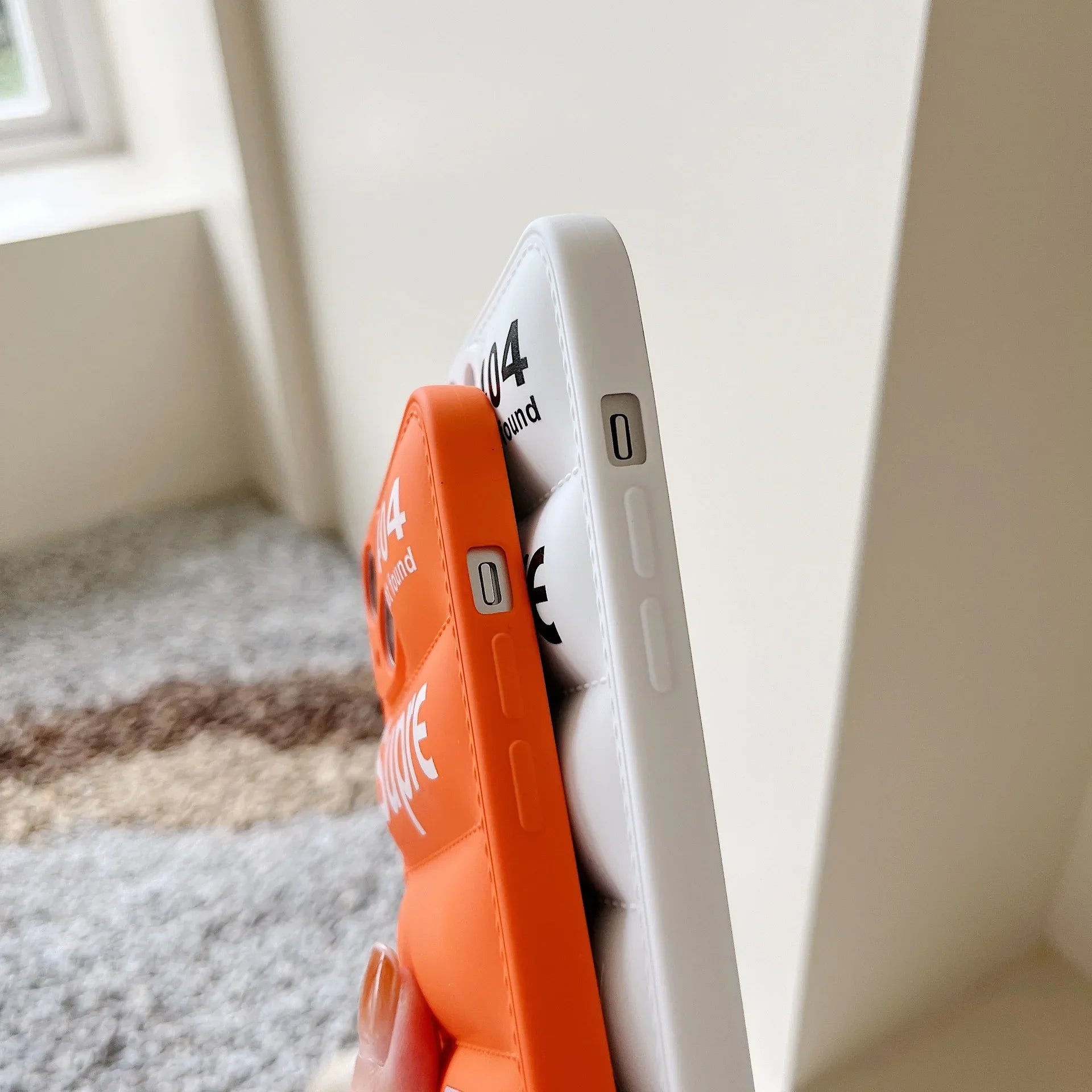 Luxury Down Jacket Phone Case Shockproof Soft Silicone iPhone