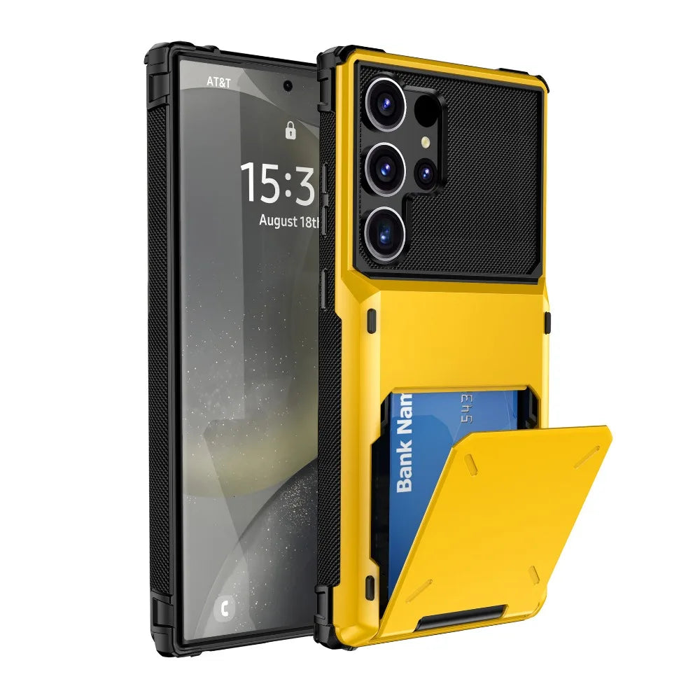 Samsung Galaxy wallet phone case card holder cover