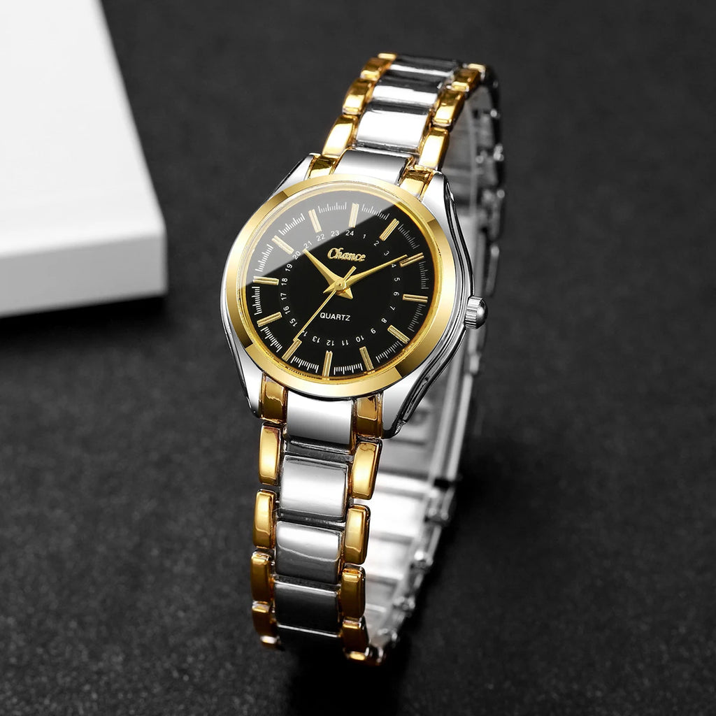 Fashion Women Watches Luxury Small Dial Quartz Bracelet Set
