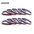 russia flag silicone wristband rubber sports unisex accessory
