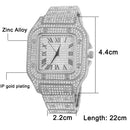 Gearly Diamond Quartz Silver