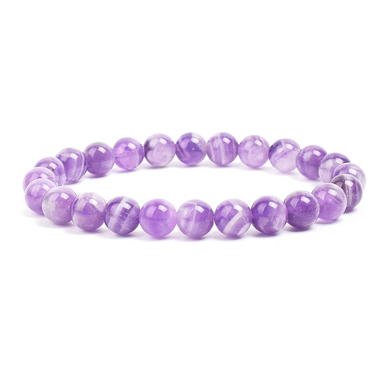 Natural Stone Beads Amethyst Quartz Aquamarine Jade Agate