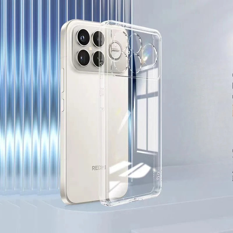 ultra thin clear tpu silicone phone case cover Redmi