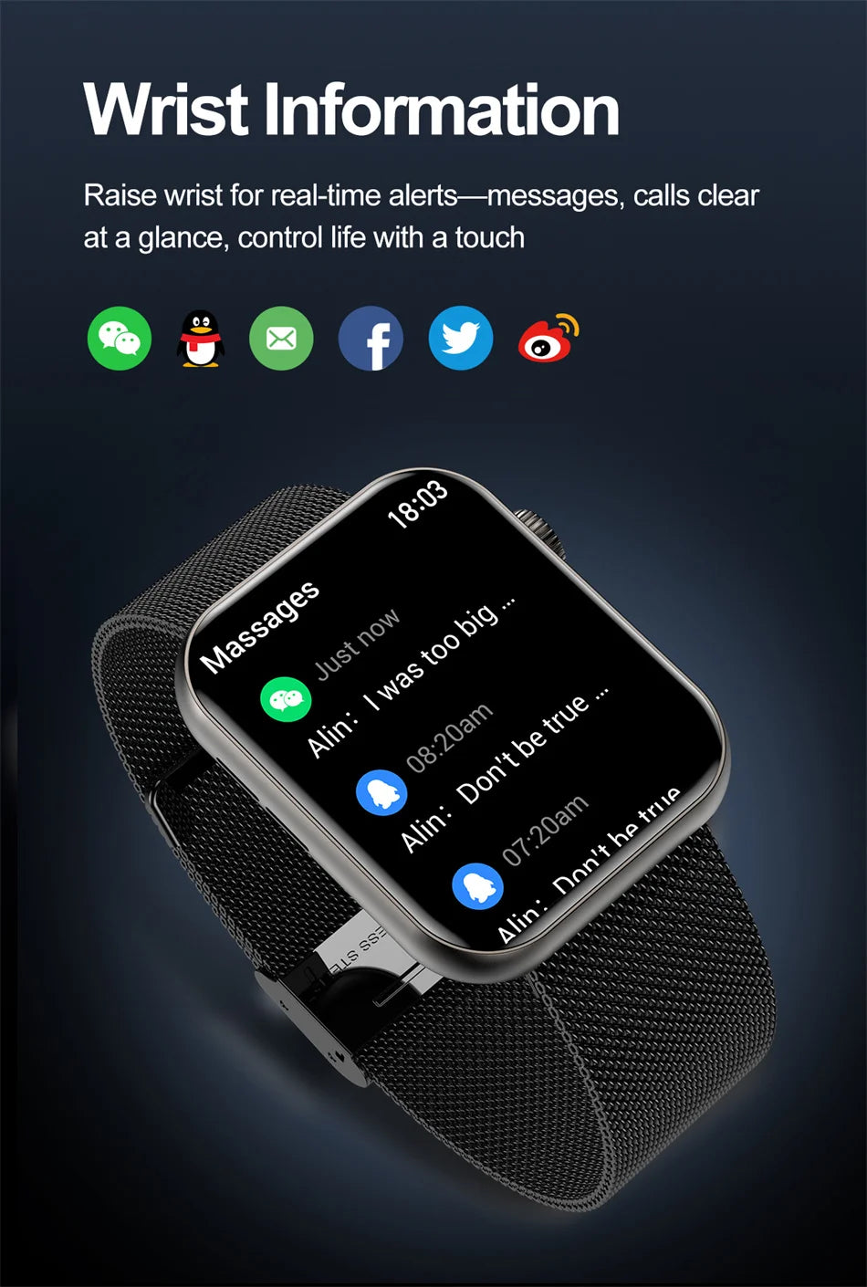 Men's smartwatch with Bluetooth calls sports modes health tracking