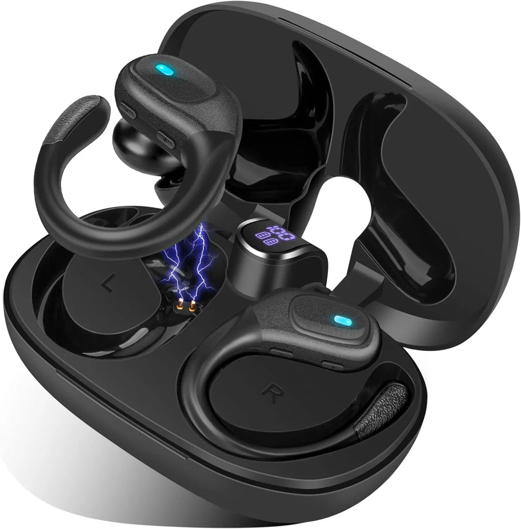 Sport wireless earbuds waterproof noise cancelling stereo longplay