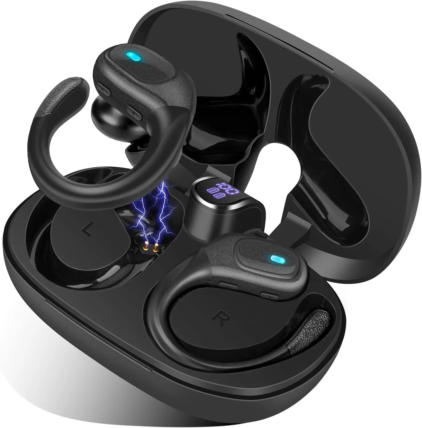 Sport wireless earbuds waterproof noise cancelling stereo longplay